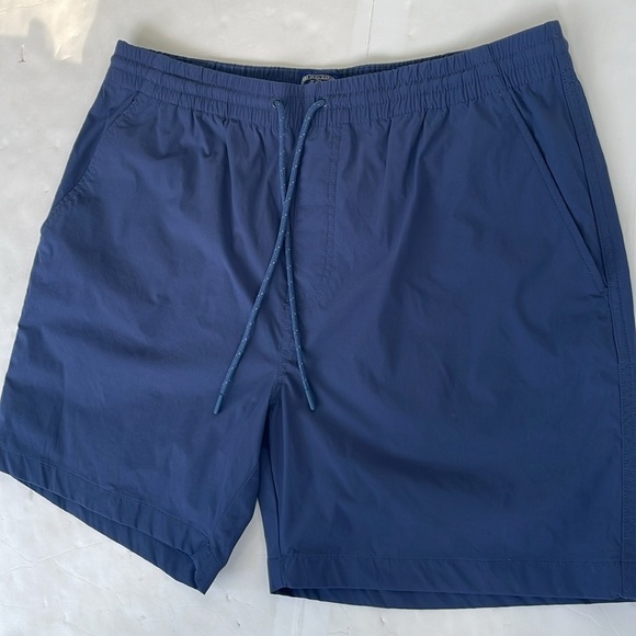J. Crew Blue Athletic Dock Shorts Elastic Waist Large - Picture 16 of 16